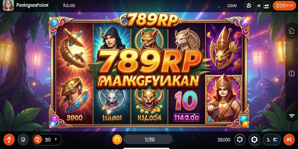 Tampilan permainan Slot yang penuh warna dan menarik dari 789RP.
