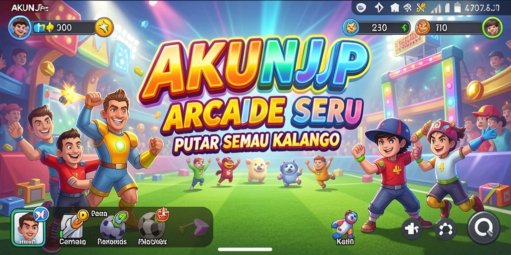 Tampilan seru dan action-packed dari gameplay <strong>AKUNJP</strong>.