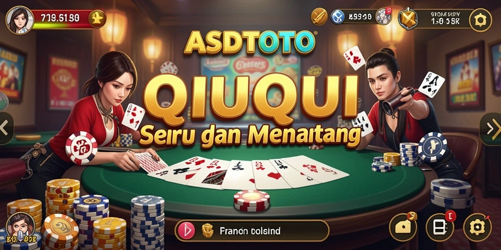 Screenshot gameplay QiuQiu yang menampilkan aksi seru ASDTOTO.