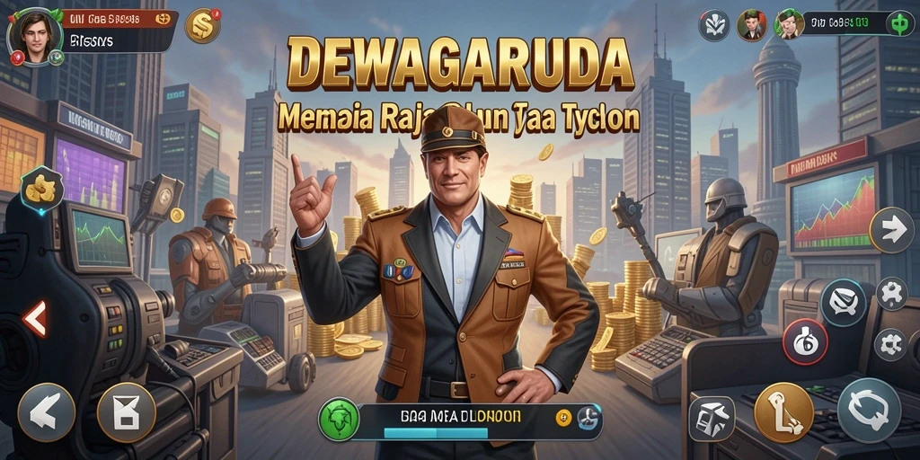 Tampilan gameplay DEWAGARUDA yang menarik dan penuh strategi.