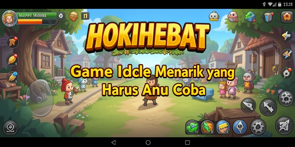 Tangkapan layar HOKIHEBAT yang menunjukkan gameplay Idle yang menyenangkan.