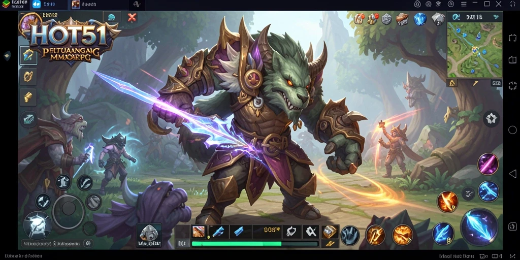 Tampilan gameplay HOT51 yang seru dan menantang di dunia MMORPG.