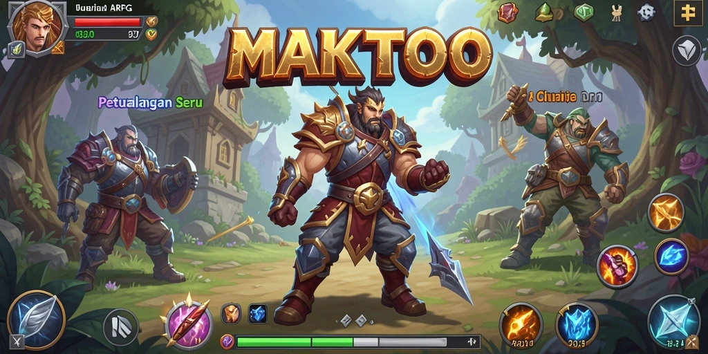 Tampilan gameplay yang menarik dan dinamis dari MAKTOTO.