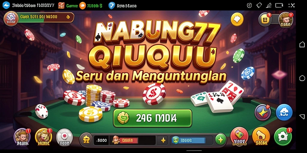 Screenshot gameplay QiuQiu yang mendebarkan di NABUNG77.