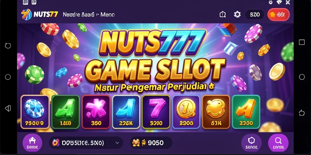 Gameplay Slot yang mendebarkan dan penuh warna di NUTS777.