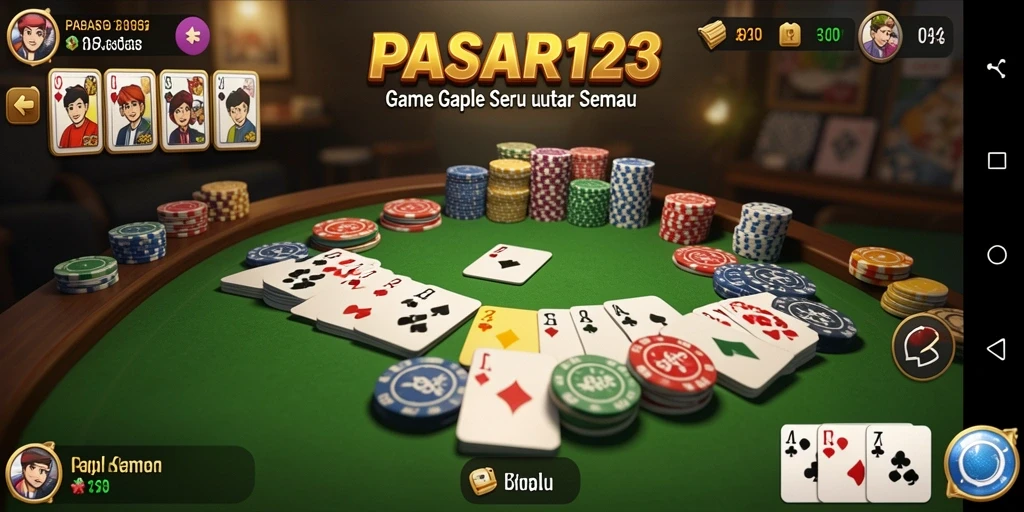 Tampilan gameplay PASAR123 yang seru dan menarik.