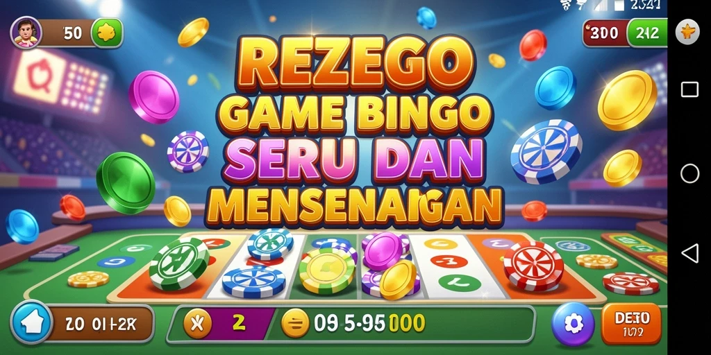 Tampilan gameplay REZEGO dengan antarmuka Bingo yang menarik.