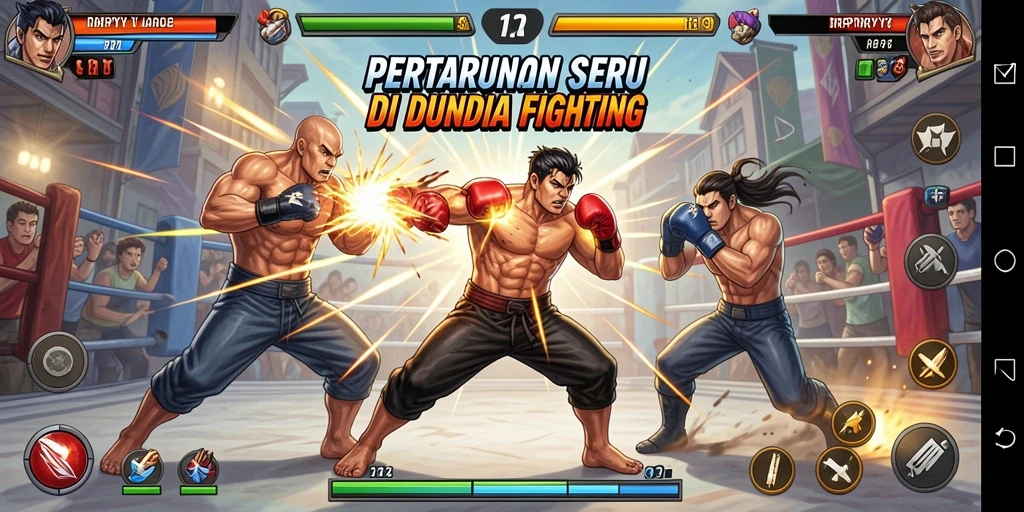 Tangkapan layar gameplay RPYYY yang intens dan menegangkan.
