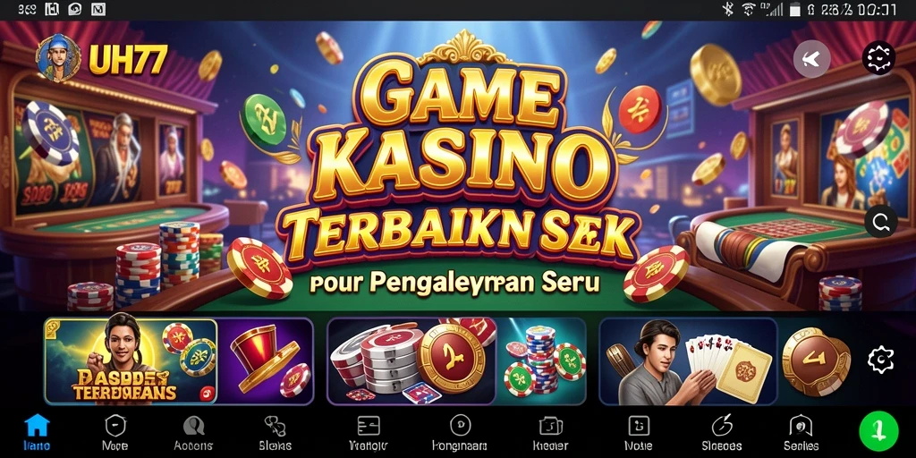 Tampilan gameplay UH77 yang menegangkan dan menghibur.