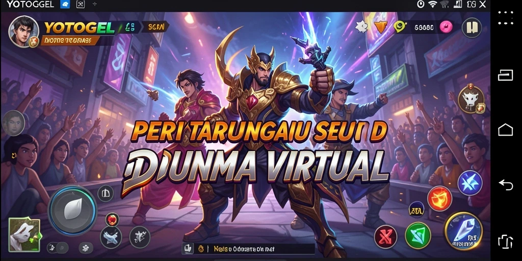 Tampilan gameplay YOTOGEL yang mendebarkan dan penuh aksi.